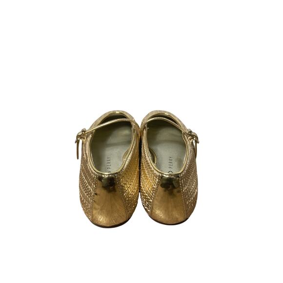 Katy Perry Gold Woven Flats Size 10 NWOB - Picture 2 of 2